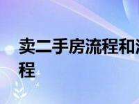 卖二手房流程和注意事项和费用 卖二手房流程 