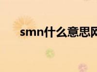 smn什么意思网络语 smn是什么意思 