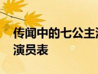 传闻中的七公主演员表大全 传闻中的七公主演员表 