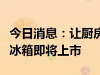 今日消息：让厨房焕然一新，澳柯玛法式平嵌冰箱即将上市