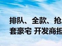 排队、全款、抢房，上海平均每天卖掉12.5套豪宅 开发商担心