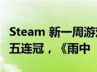 Steam 新一周游戏销量榜：《黑神话：悟空》五连冠，《雨中