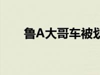 鲁A大哥车被划反给对方转了2000元