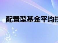 配置型基金平均投资回报率2023 配置型基金 