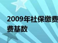 2009年社保缴费基数是多少? 2009年社保缴费基数 