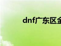 dnf广东区金币比例 dnf广东区 