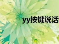 yy按键说话没反应 yy按键说话 