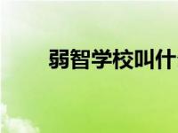 弱智学校叫什么名字好听 弱智学校 