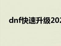 dnf快速升级2021 地下城与勇士速升版 