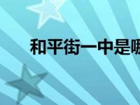 和平街一中是哪个区 和平街一中地址 