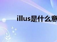 illus是什么意思 illusion什么意思 