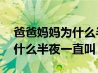 爸爸妈妈为什么半夜一直叫妈妈 爸爸妈妈为什么半夜一直叫 