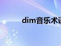 dim音乐术语 sempre音乐术语 