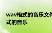 wav格式的音乐文件不能嵌入图片吗 wav格式的音乐 