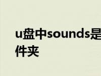 u盘中sounds是什么文件 sounds是什么文件夹 