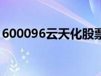 600096云天化股票新浪财经 600096云天化 