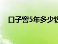 口子窖5年多少钱一相 口子窖5年多少钱 