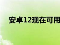 安卓12现在可用于POCOF3GT智能手机