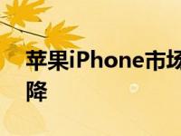 苹果iPhone市场份额在iPhone13发布前下降