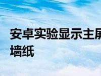 安卓实验显示主屏幕街机可玩的经典游戏作为墙纸