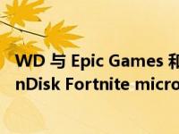 WD 与 Epic Games 和 Nintendo 合作开发官方授权的 SanDisk Fortnite microSD 卡