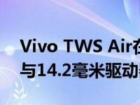 Vivo TWS Air在印度推出 搭载25小时电池与14.2毫米驱动器