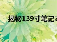 揭秘139寸笔记本电脑的尺寸与外观特性