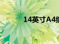 14英寸A4纸尺寸参照图及详解