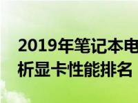 2019年笔记本电脑显卡性能天梯图，全面解析显卡性能排名