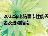 2022年电脑显卡性能天梯图全面解析：带你了解显卡性能排名及选购指南