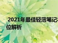  2021年最佳轻薄笔记本选购指南：从性能到便携性的全方位解析