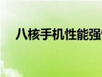 八核手机性能强悍，一文了解全面信息！