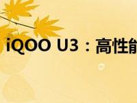 iQOO U3：高性能千元机的性能与优化探索