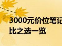 3000元价位笔记本电脑排行榜TOP5：性价比之选一览